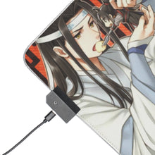 Load image into Gallery viewer, Wei Ying and Lan Zhan RGB LED Mouse Pad (Desk Mat)