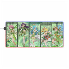 Load image into Gallery viewer, Memory Defrag Wind Banner RGB LED Mouse Pad (Desk Mat)
