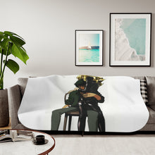 Load image into Gallery viewer, Anime Cowboy Bebop Sherpa Blanket