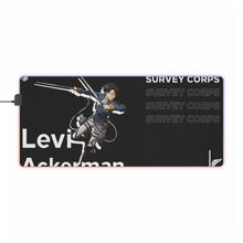 Load image into Gallery viewer, Levi Ackerman RGB LED Mouse Pad (Desk Mat)