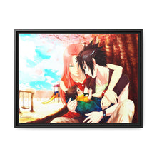 Load image into Gallery viewer, Sakura Sasuke and baby Sarada Canvas Framed Art Print