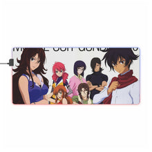 Load image into Gallery viewer, Anime Mobile Suit Gundam 00 RGB LED Mouse Pad (Desk Mat)