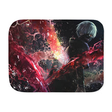 Load image into Gallery viewer, Kaneki Ken ( Tokyo Ghoul) Sherpa Blanket
