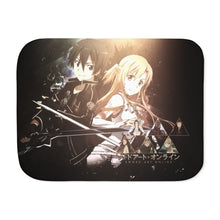 Load image into Gallery viewer, Asuna and Kirito (Sword Art Online) Sherpa Blanket