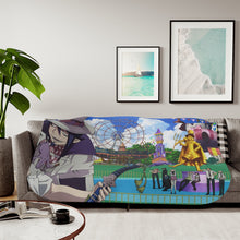 Load image into Gallery viewer, Blue Exorcist Rin Okumura, Yukio Okumura, Mephisto Pheles, Kuro, Shura Kirigakure Sherpa Blanket