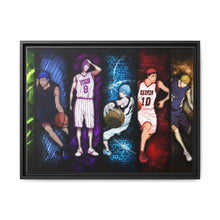 Load image into Gallery viewer, Kuroko's Basketball Tetsuya Kuroko, Daiki Aomine, Atsushi Murasakibara Canvas Framed Art Print