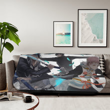 Load image into Gallery viewer, Rin,Yukio and Renzo Sherpa Blanket