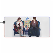 Load image into Gallery viewer, Blue Exorcist RGB LED Mouse Pad (Desk Mat)