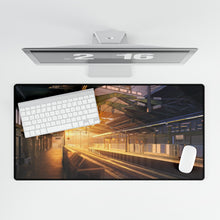Load image into Gallery viewer, Anime Train Station Mouse Pad (Desk Mat)