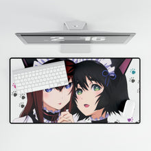 Load image into Gallery viewer, Kurisu & Mayuri Mouse Pad (Desk Mat)