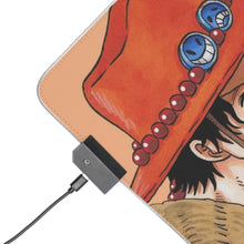 Load image into Gallery viewer, One Piece Monkey D. Luffy RGB LED Mouse Pad (Desk Mat)