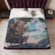 Load image into Gallery viewer, The walking castle Sherpa Blanket