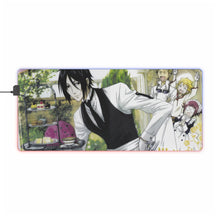 Load image into Gallery viewer, Black Butler RGB LED Mouse Pad (Desk Mat)