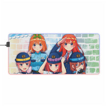 Load image into Gallery viewer, The Quintessential Quintuplets RGB LED Mouse Pad (Desk Mat)