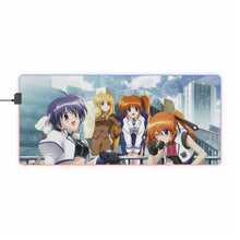 Load image into Gallery viewer, Magical Girl Lyrical Nanoha RGB LED Mouse Pad (Desk Mat)