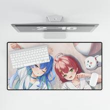 Load image into Gallery viewer, Hoshimachi Suisei & Sakura Miko Mouse Pad (Desk Mat)