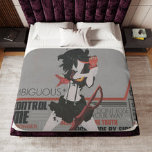 Load image into Gallery viewer, Anime Kill La Kill Sherpa Blanket