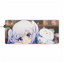 Load image into Gallery viewer, Is the Order a Rabbit? RGB LED Mouse Pad (Desk Mat)