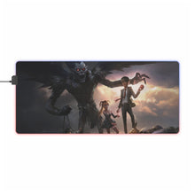 Load image into Gallery viewer, Death Note Light Yagami, Ryuk, Misa Amane RGB LED Mouse Pad (Desk Mat)