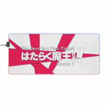 Load image into Gallery viewer, Timer Season 2 Logo RGB LED Mouse Pad (Desk Mat)