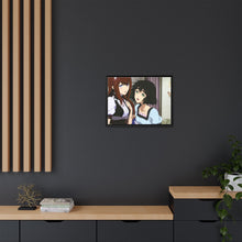 Load image into Gallery viewer, Kurisu & Mayuri Canvas Framed Art Print
