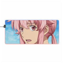 Load image into Gallery viewer, Mirai Nikki Yuno Gasai RGB LED Mouse Pad (Desk Mat)