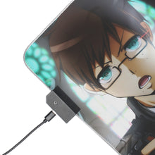 Load image into Gallery viewer, Blue Exorcist Yukio Okumura RGB LED Mouse Pad (Desk Mat)