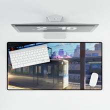 Load image into Gallery viewer, Anime Train Station Mouse Pad (Desk Mat)