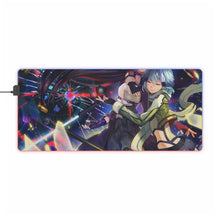 Load image into Gallery viewer, Sinon and Kirito RGB LED Mouse Pad (Desk Mat)