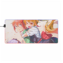 Load image into Gallery viewer, Miss Kobayashi's Dragon Maid Kanna Kamui, Kobayashi, Kobayashi San Chi No Maid Dragon, Tohru RGB LED Mouse Pad (Desk Mat)