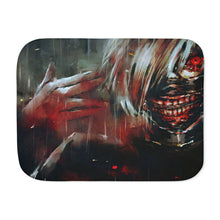 Load image into Gallery viewer, Tokyo Ghoul Ken Kaneki Sherpa Blanket