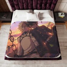 Load image into Gallery viewer, Anime Seraph of the End Sherpa Blanket