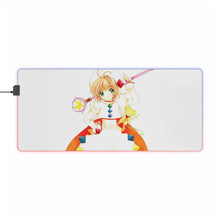 Load image into Gallery viewer, Cardcaptor Sakura Sakura Kinomoto, Keroberos RGB LED Mouse Pad (Desk Mat)