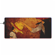 Load image into Gallery viewer, One Piece Monkey D. Luffy RGB LED Mouse Pad (Desk Mat)