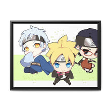 Load image into Gallery viewer, Mitsuki, Sarada and Boruto Canvas Framed Art Print