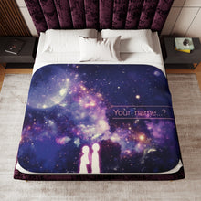 Load image into Gallery viewer, Your Name. Sherpa Blanket