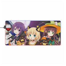 Load image into Gallery viewer, Is the Order a Rabbit? RGB LED Mouse Pad (Desk Mat)