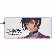 Load image into Gallery viewer, Code Geass Lelouch Lamperouge RGB LED Mouse Pad (Desk Mat)