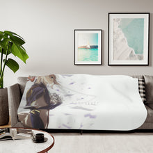 Load image into Gallery viewer, Violet Evergarden Violet Evergarden, Violet Evergarden Sherpa Blanket