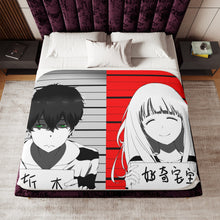 Load image into Gallery viewer, Eru Chitanda And Hōtarō Oreki Wanted Sherpa Blanket