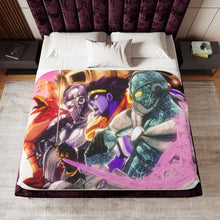 Load image into Gallery viewer, Anime Jojo's Bizarre Adventure Sherpa Blanket
