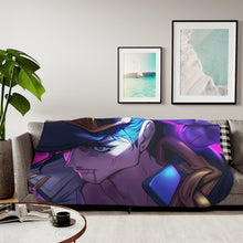 Load image into Gallery viewer, Jotaro Kujo Sherpa Blanket