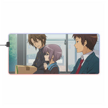 Load image into Gallery viewer, The Melancholy Of Haruhi Suzumiya RGB LED Mouse Pad (Desk Mat)