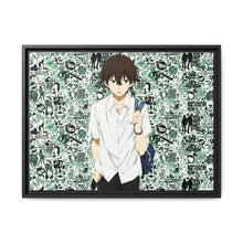 Load image into Gallery viewer, Hōtarō Oreki Going to school Canvas Framed Art Print