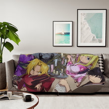 Load image into Gallery viewer, Anime FullMetal Alchemist Sherpa Blanket