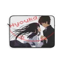 Load image into Gallery viewer, Eru Chitanda And Hōtarō Orekiholding hands together Laptop Sleeve