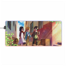 Load image into Gallery viewer, Eren,Mikasa and Armin RGB LED Mouse Pad (Desk Mat)
