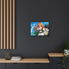 Load image into Gallery viewer, Naofumi and Raphtalia Canvas Framed Art Print