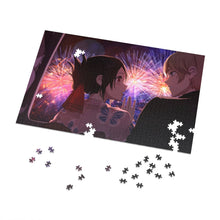 Load image into Gallery viewer, "The sound of my heartbeat was so loud, I couldn't hear the fireworks." Jigsaw Puzzle