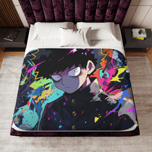 Load image into Gallery viewer, Anime Mob Psycho 100 Sherpa Blanket